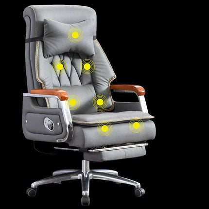 Ergonomic Faux Leather Gaming Recliner with 360-Degree Swivel- Très Elite- Très Elite