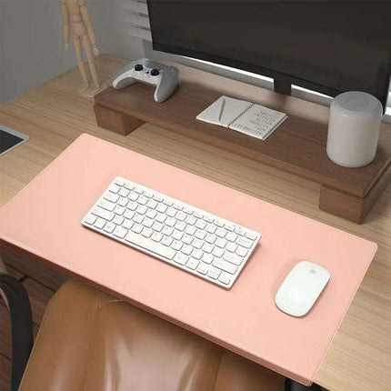 Ergonomic Leather Mousepad with Elbow and Wrist Support for Enhanced Desk Comfort - Très Elite