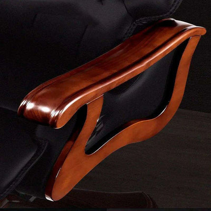 Ergonomic Luxury Leather Rolling Chair - Très Elite