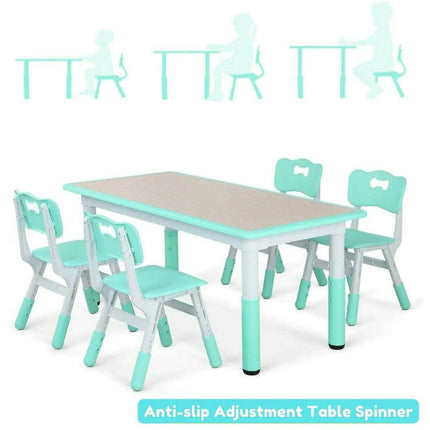 Ergonomic and Adjustable Kids Table and Chair Set for Safe Playtime - Très Elite