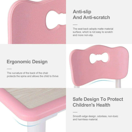 Ergonomic and Adjustable Kids Table and Chair Set for Safe Playtime - Très Elite