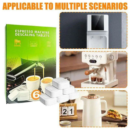 Espresso Machine Cleaning Tablets - 6-Pack Maintenance & Descaling Solution for Optimal Coffee Performance - Très Elite
