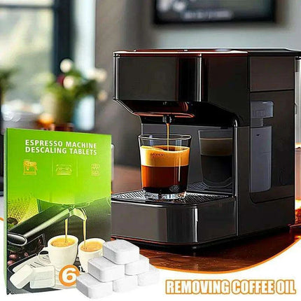 Espresso Machine Cleaning Tablets - 6-Pack Maintenance & Descaling Solution for Optimal Coffee Performance - Très Elite