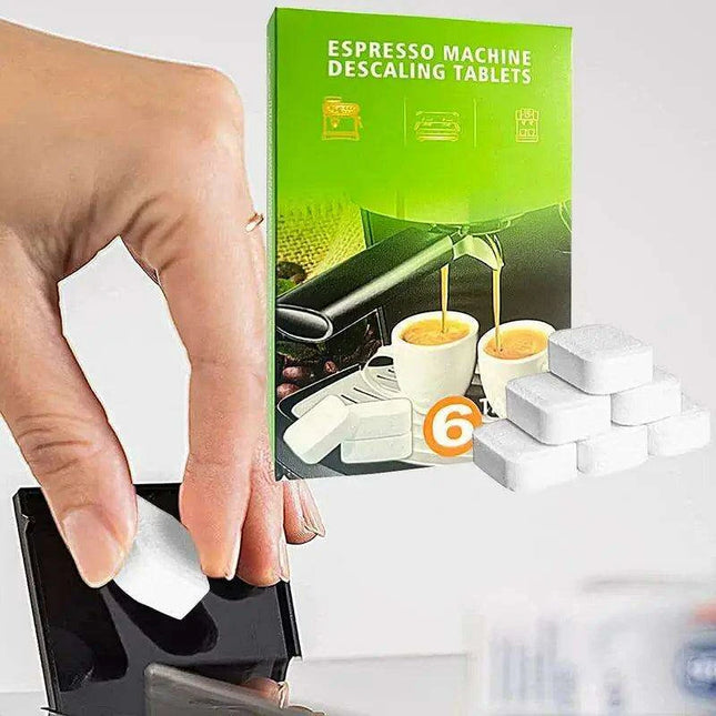 Espresso Machine Cleaning Tablets - 6-Pack Maintenance & Descaling Solution for Optimal Coffee Performance
