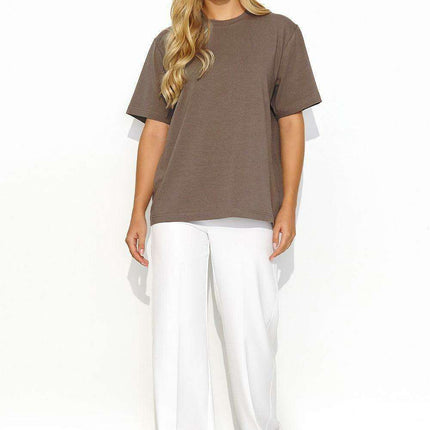 Essential Cotton T-Shirt for Women by Makadamia - Très Elite