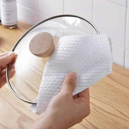 Essential Kitchen Cleaning Wipes Set with Stainless Steel Storage Hanger - Très Elite