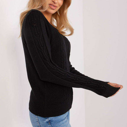 Essential V-Neck Cotton Blend Sweater for Women - Très Elite