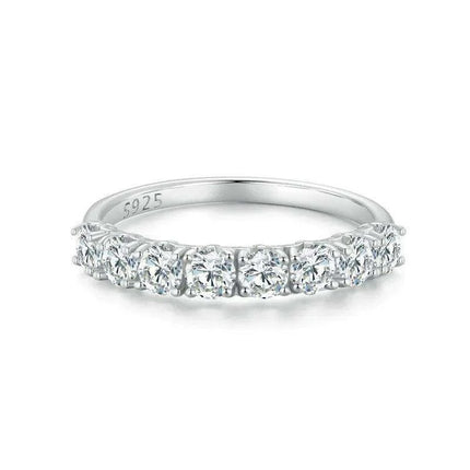 Eternal Sparkle Eco-Friendly Moissanite Engagement Ring - BAMOER's Luxurious Choice - Très Elite