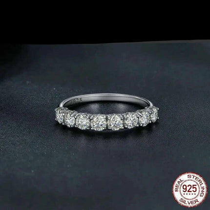 Eternal Sparkle Eco-Friendly Moissanite Engagement Ring - BAMOER's Luxurious Choice - Très Elite