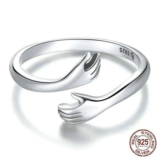 Eternal Warmth Adjustable Hand Hug Ring - A Token of Unending Affection