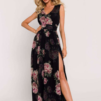 Ethereal Chiffon Elegance Maxi Dress