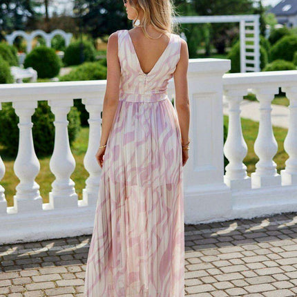 Ethereal Chiffon Maxi Gown - Lorena Skyfall - Très Elite