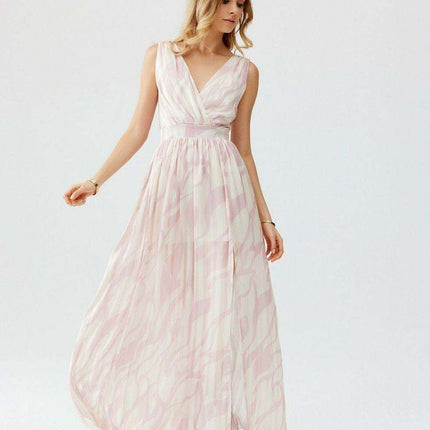 Ethereal Chiffon Maxi Gown - Lorena Skyfall - Très Elite