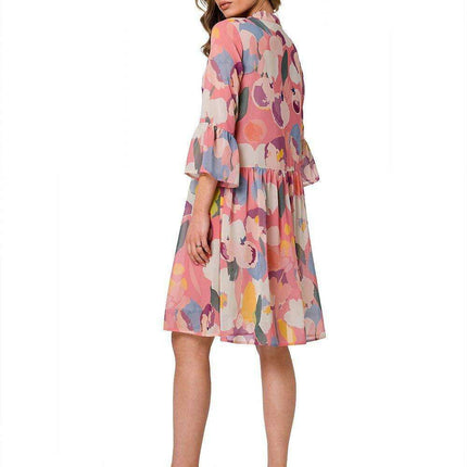 Ethereal Chiffon Neck-Tie Daydress - Très Elite