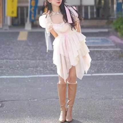 Ethereal Feather-Accented Organza Fairytale Gown - Très Elite