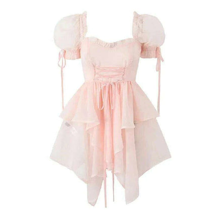 Ethereal Feather-Accented Organza Fairytale Gown - Très Elite