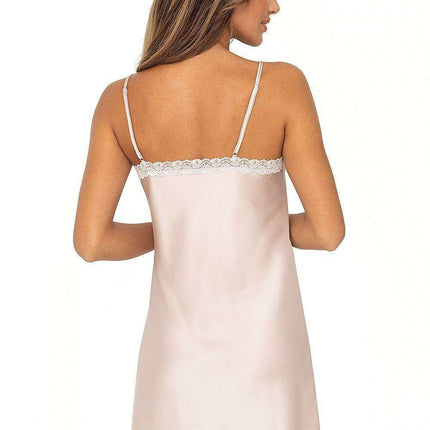 Ethereal Lace Satin Nightshirt - Très Elite
