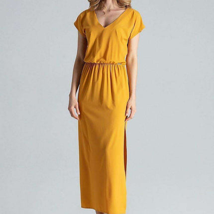 Ethereal V-Neck Casual Dress - Très Elite