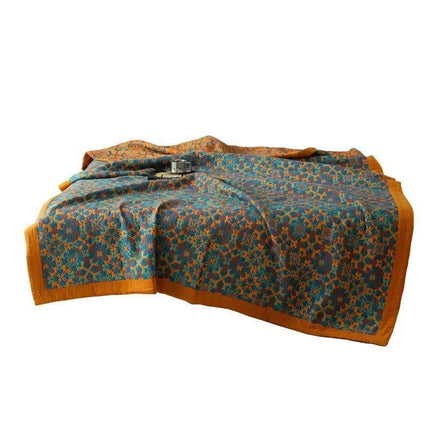 Ethnic-Inspired Cotton Gauze Bedspread Blanket for Ultimate Comfort - Très Elite