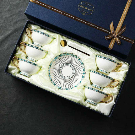 European Elegance: Exquisite Bone China Afternoon Tea Set for Luxurious Indulgence - Très Elite