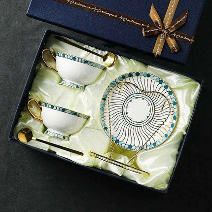 European Elegance: Exquisite Bone China Afternoon Tea Set for Luxurious Indulgence - Très Elite