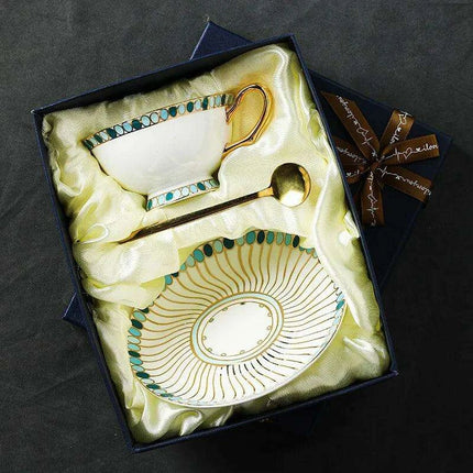 European Elegance: Exquisite Bone China Afternoon Tea Set for Luxurious Indulgence - Très Elite