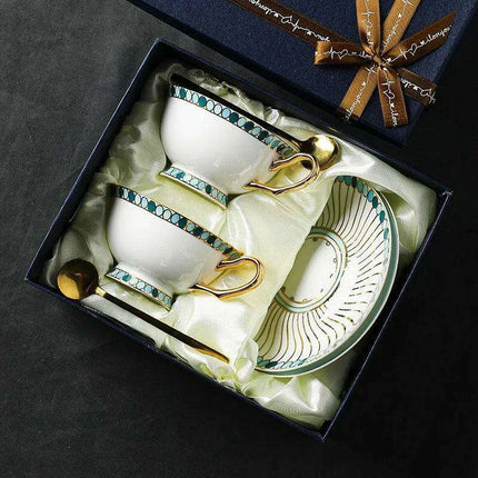 European Elegance: Exquisite Bone China Afternoon Tea Set for Luxurious Indulgence - Très Elite