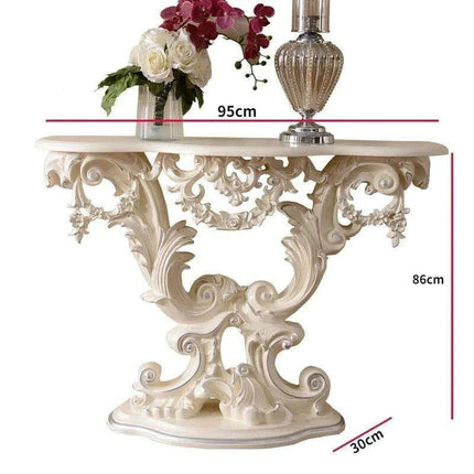 European Vintage Console Table - Classic Entryway Storage Solution- Très Elite- Très Elite