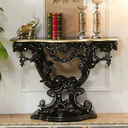 European Vintage Console Table - Classic Entryway Storage Solution- Très Elite- Très Elite