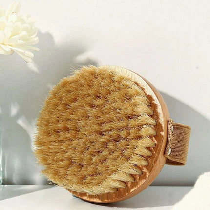 Exfoliating Body Brush for Lean Legs - Bath Scrub Tool for Radiant Skin - Très Elite