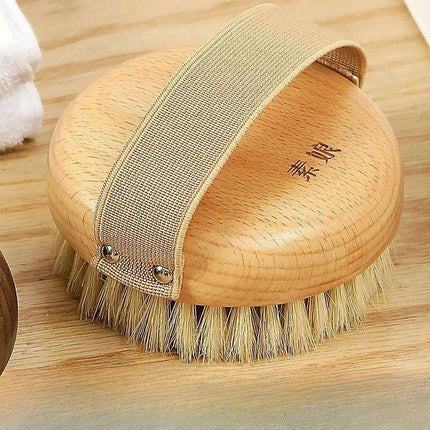 Exfoliating Body Brush for Lean Legs - Bath Scrub Tool for Radiant Skin - Très Elite