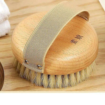 Exfoliating Body Brush for Lean Legs - Bath Scrub Tool for Radiant Skin - Très Elite