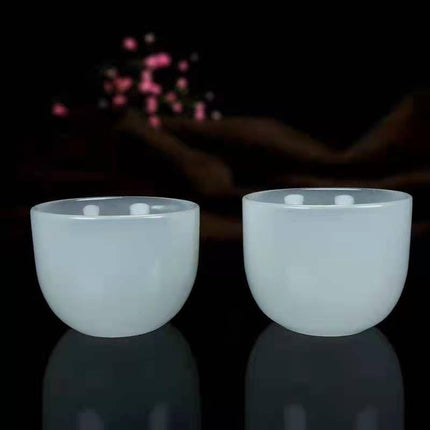 Experience Opulence with the Luxurious Jade Elegance Kung Fu Tea Set - Très Elite