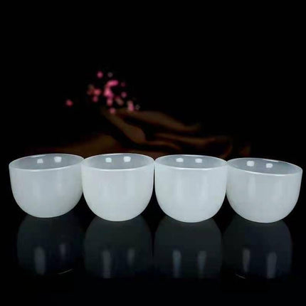 Experience Opulence with the Luxurious Jade Elegance Kung Fu Tea Set - Très Elite