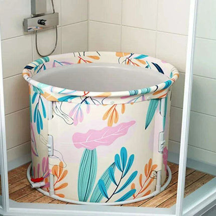 Experience Ultimate Relaxation with Our Space-Saving Japanese-Inspired Portable Bathtub for Adults..