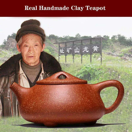 Exquisite 240CC Handmade Zisha Teapot Set for Authentic Puer Tea Experience- Très Elite- Très Elite
