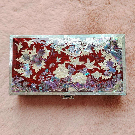 Exquisite Abalone Shell Jewelry Organizer - Handcrafted Mother of Pearl Keepsake Box for Timeless Treasures - Ideal for Gifting - Très Elite