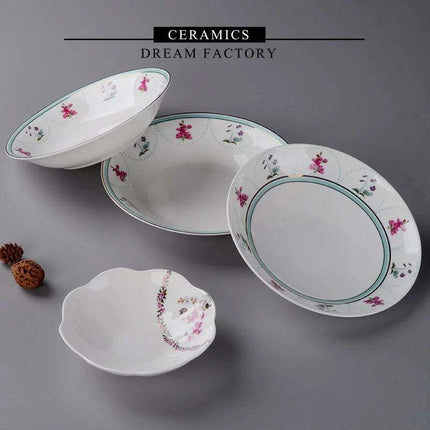 Exquisite Chinese Bone China Dinnerware Set for an Elevated Dining Experience- Très Elite- Très Elite