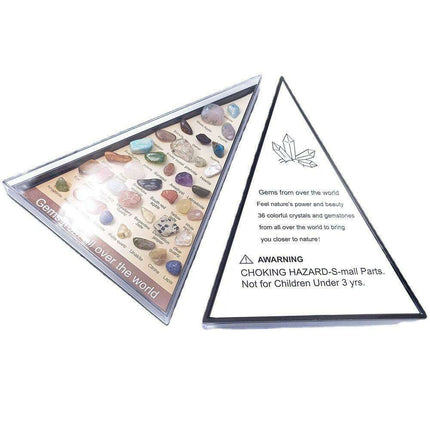 Exquisite Crystal Healing Stone Collection - 36 Distinct Polished Specimens - Très Elite