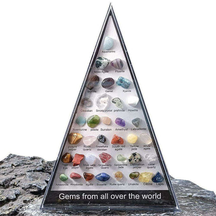 Exquisite Crystal Healing Stone Collection - 36 Distinct Polished Specimens - Très Elite