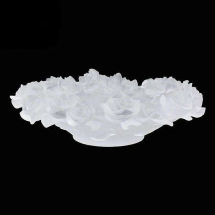 Exquisite Crystal Rose Centerpiece: Luxurious Tableware for Elegant Events - Très Elite