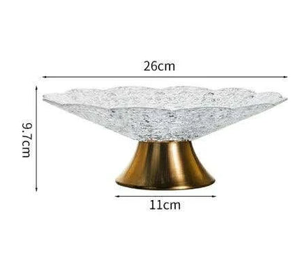 Exquisite Elevated Glass Serving Platters: Enhance Your Dining Experience - Très Elite