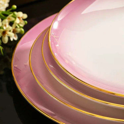 Exquisite Jingdezhen Bone Porcelain Dining Set: Sophisticated Tableware for Upscale Dining Events - Très Elite