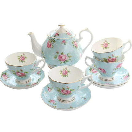 Exquisite Royal English Fine Bone China Tea and Coffee Service - Ideal for Elegant Gatherings - Très Elite