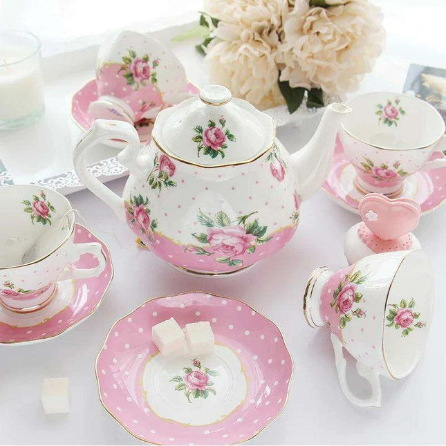 Exquisite Royal English Fine Bone China Tea and Coffee Service - Ideal for Elegant Gatherings