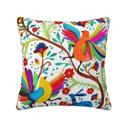 Exquisite Velvet Cushion Covers Featuring Mexican Butterfly and Floral Embroidery for Stylish Home Decor - Très Elite