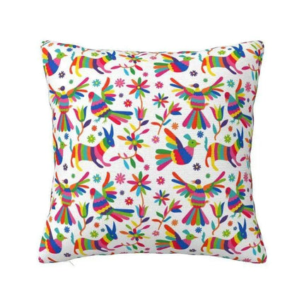 Exquisite Velvet Cushion Covers Featuring Mexican Butterfly and Floral Embroidery for Stylish Home Decor - Très Elite