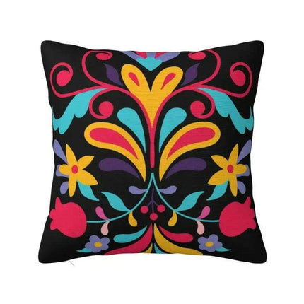 Exquisite Velvet Cushion Covers Featuring Mexican Butterfly and Floral Embroidery for Stylish Home Decor - Très Elite