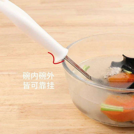 Extended Handle Ladle with Precision Pouring Spout for High-Temperature Cooking - Très Elite