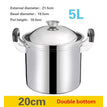 20cm Double bottom